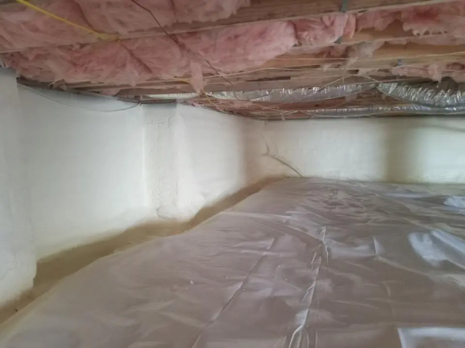 Crawl space encapsulation with closed-cell spray foam for Roof Maintenance in Cypress Lake