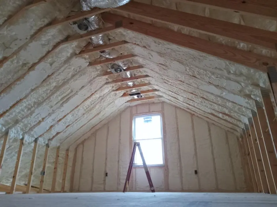 Spray foam roofing application for Crawl Space Insulation project in Cypress Lake